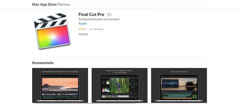 Final Cut Pro - Buying Page